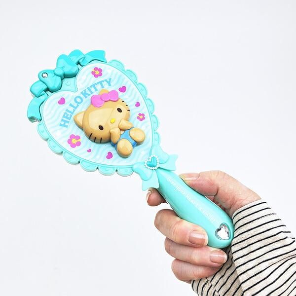 サンリオ 日焼け キティ ヘアブラシ (ミント） くし Sanrio