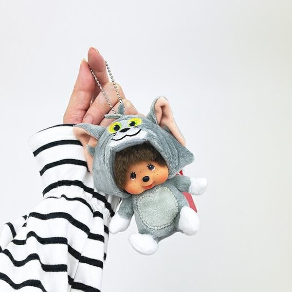 トムとジェリー × モンチッチ トムモンチッチ 顔でか キーチェーン(SS