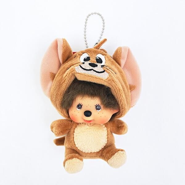 トムとジェリー × モンチッチ ジェリー モンチッチ 顔でか キーチェーン(SS) キーホルダー