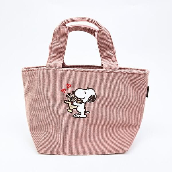 スヌーピー 保冷保温 ミニトートバッグ ランチ グラデ ジョークール