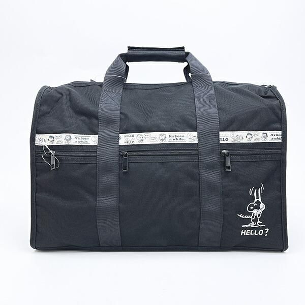 スヌーピー 折りたたみボストンバッグ（M) スターカーキー トラベル SNOOPY