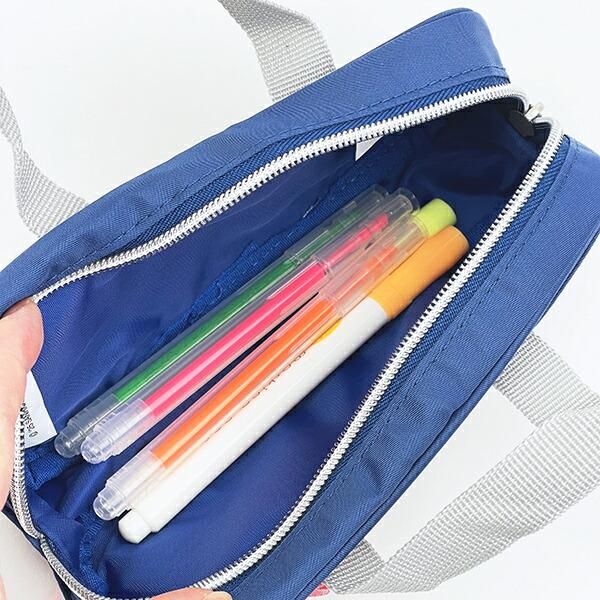 ハロウィン　ペンケース　ペン　サンリオ サンリオ ハローキティ スクバ風ペンケース ネイビー Sanrio