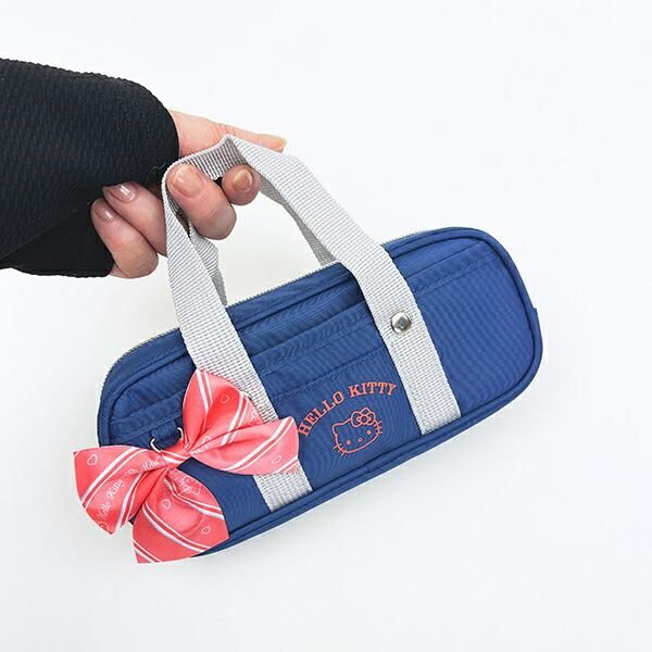 サンリオ ハローキティ スクバ風ペンケース ネイビー Sanrio