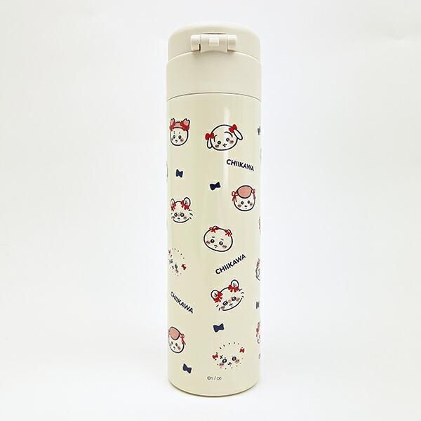 ちいかわ ワンタッチステンレスボトル(500ml) リボン 水筒 ランチ ちいかわ ワンタッチステンレスボトル(500ml) リボン 水筒 ランチ