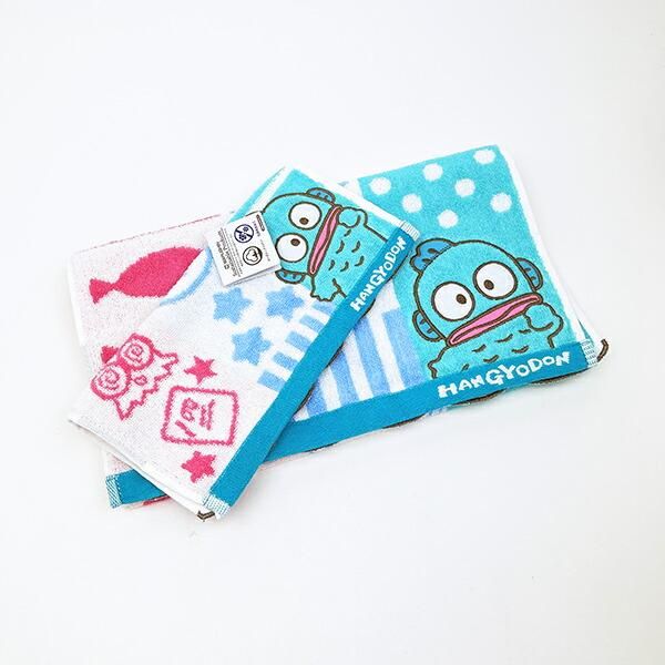 ハンギョドン フェイスタオル サンリオ ハンギョドン フェイスタオル シャンブルハンギョシリーズ Sanrio