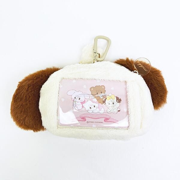 mikko llustrations ミッコ スフレ ぬいぐるみパスケース 定期入れ