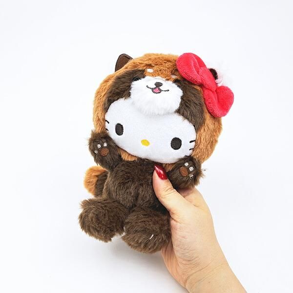 超激レア！ ハローキティ 変身レッサーパンダ ぬいぐるみ Mサイズ