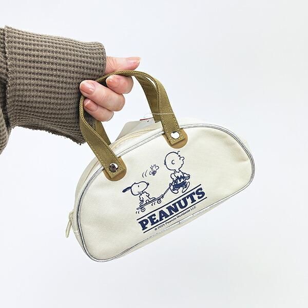 スヌーピー レトロバッグポーチ ホワイト SNOOPY