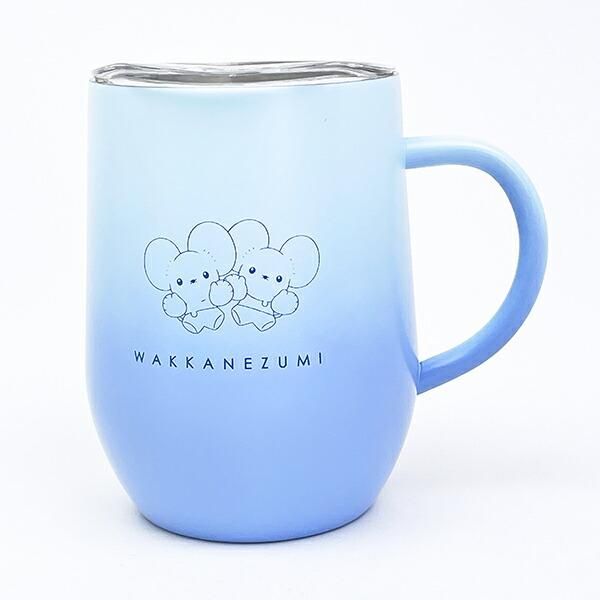 ポケットモンスター ワッカネズミ グラデーション 蓋付ステンレスマグ