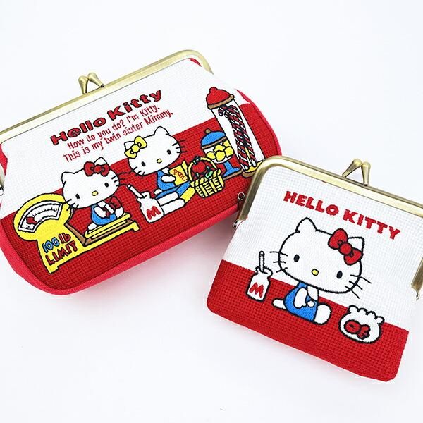 ハローキティ HELLO KITTY　ぬいぐるみ　バッグ　がま口　ポーチ 楽天市場】【メール便送料無料 】キティ シリコンポーチ 小さめ がま口