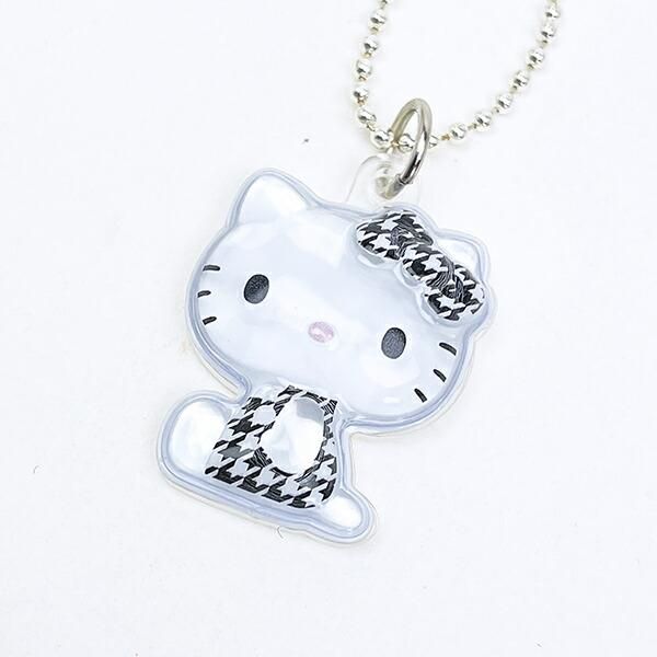 サンリオ ハローキティ 千鳥格子(ブラック) ぷっくりったいプチボール