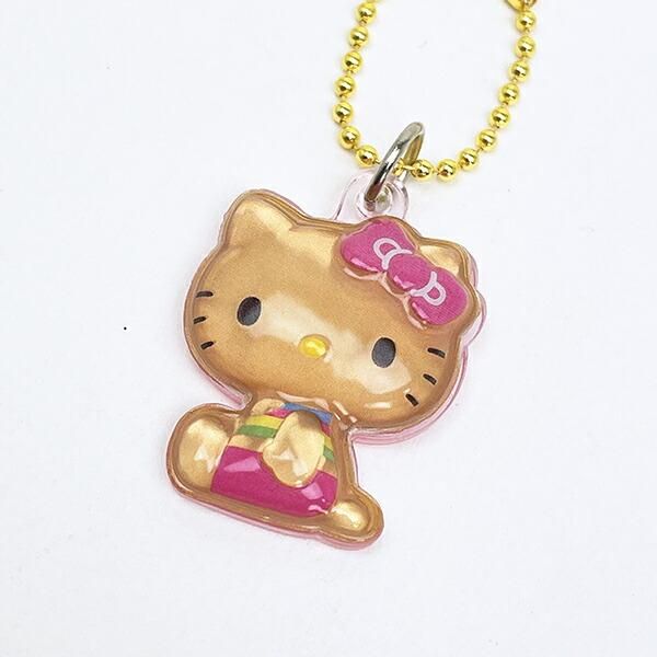 サンリオ 日焼け ハローキティ ぷっくりったいプチボールチェーン