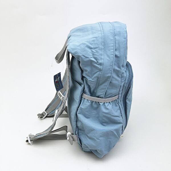 スヌーピー ウッドストック パッカブルリュックサック アップリケ