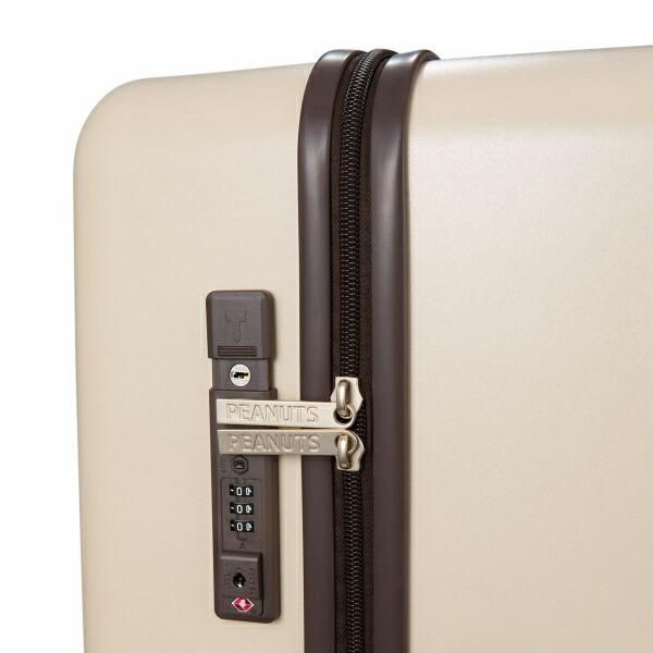 スヌーピー オラフ ジッパータイプ スーツケース 82L (アイボリー