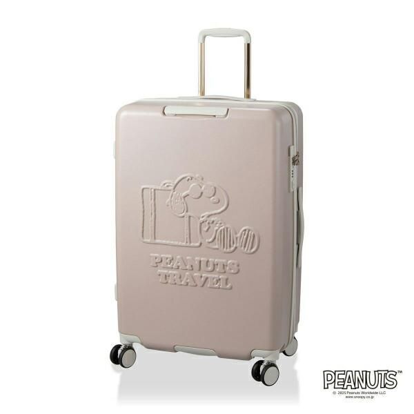 スヌーピー Snoopy PEANUTS キャリー トランク フライングエース スヌーピー ジョー・クール ジッパータイプ スーツケース 82L