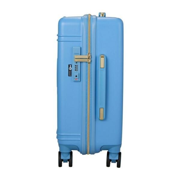 ディズニー スティッチ ジッパータイプ スーツケース 30L (ブルー