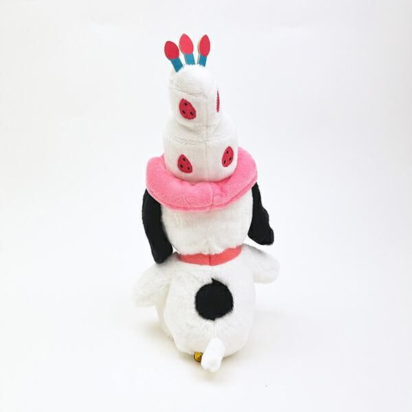 スヌーピー ぬいぐるみ(S) ケーキハットシリーズ PEANUTS 75th SNOOPY