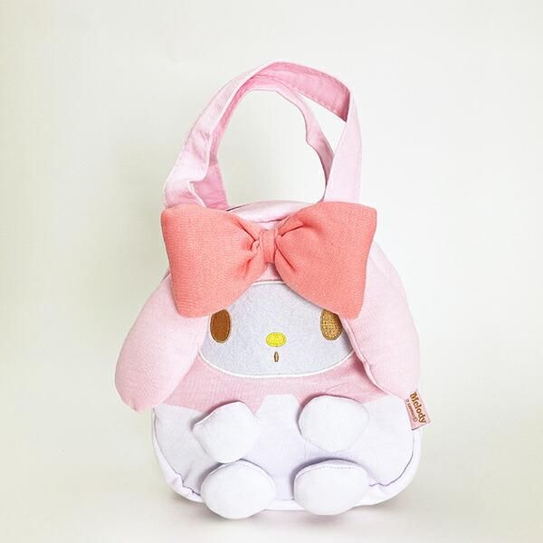 サンリオ　マイメロ ダイカット フェイス　レザーバッグ サンリオ マイメロディ ダイカットバッグ ランチ Sanrio