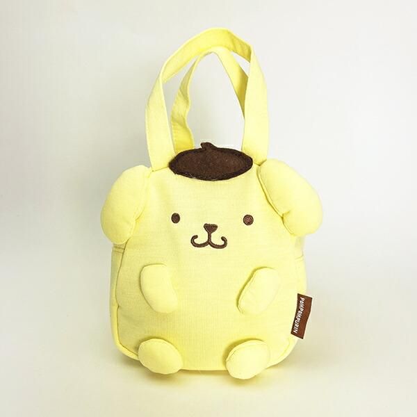 サンリオ ポムポムプリン POCHI シリコンがま口ポーチ イエロー 小物