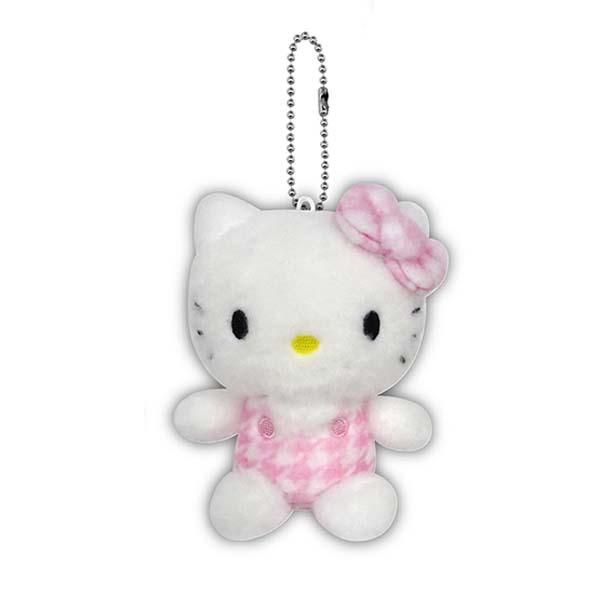 サンリオ ハローキティ 千鳥格子シリーズ ボールチェーンマスコット