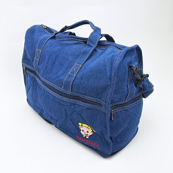 オサムグッズ ジル 折りたたみボストンバッグ(M) デニム OSAMUGOODS