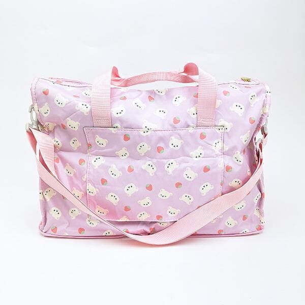 リラックマ コリラックマ 折りたたみボストンバッグ(M) ピンク