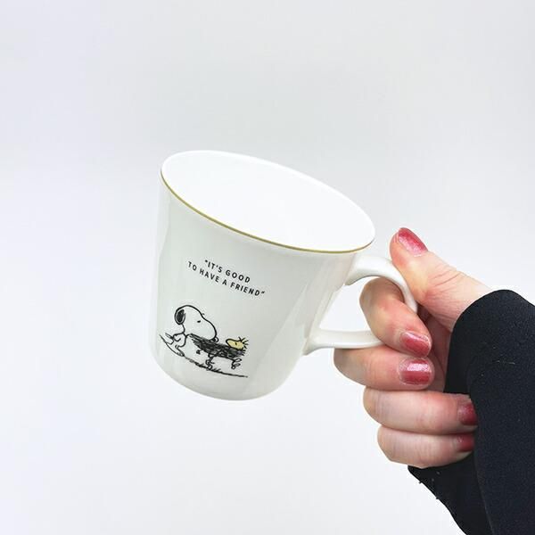 スヌーピーボーンチャイナマグ