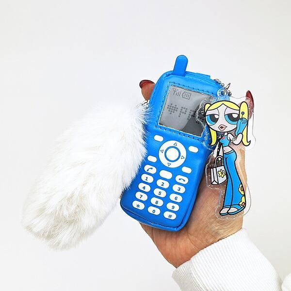 パワーパフガールズのケイタイモチーフポーチ