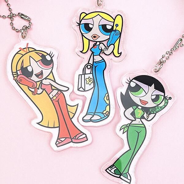 パワーパフガールズのケイタイモチーフポーチ