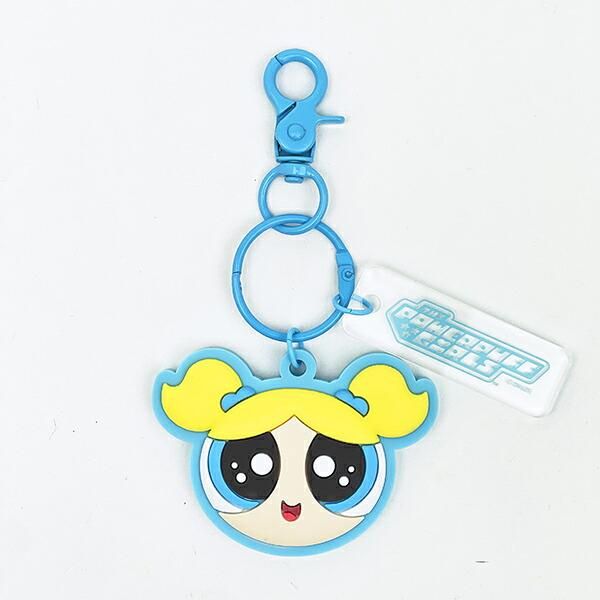 パワーパフガールズ バブルス うるうるラバーチャーム (ブルー