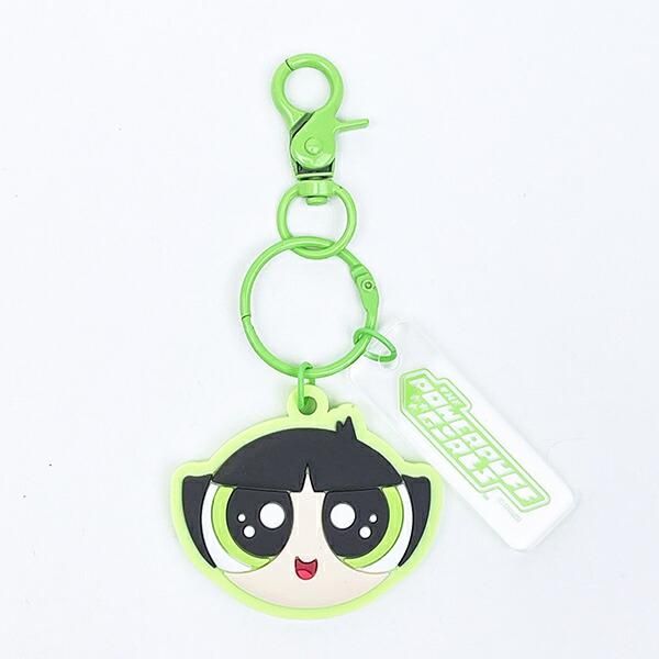 パワーパフガールズ バターカップ うるうるラバーチャーム (グリ―ン