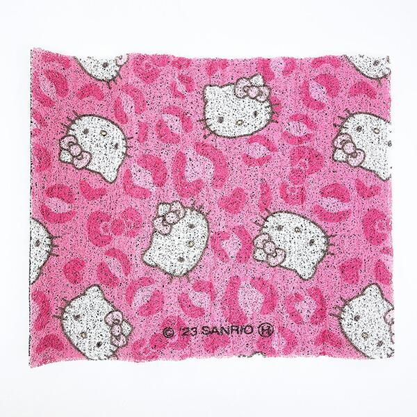 サンリオ ハローキティ 足元マット2P (キティレオパードピンク) カー