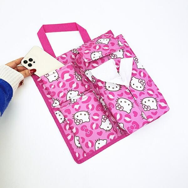 サンリオ ハローキティ 収納付きティッシュケース (キティレオパード