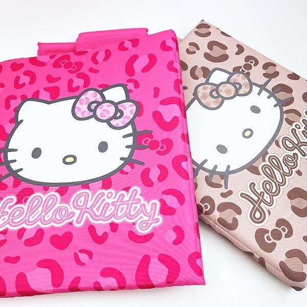 サンリオ ハローキティ カーフリーシートクッション (キティレオパード