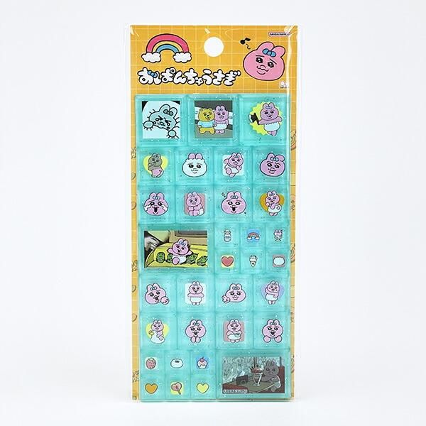 おぱんちゅうさぎの個性的な文具、シールとメモ帳