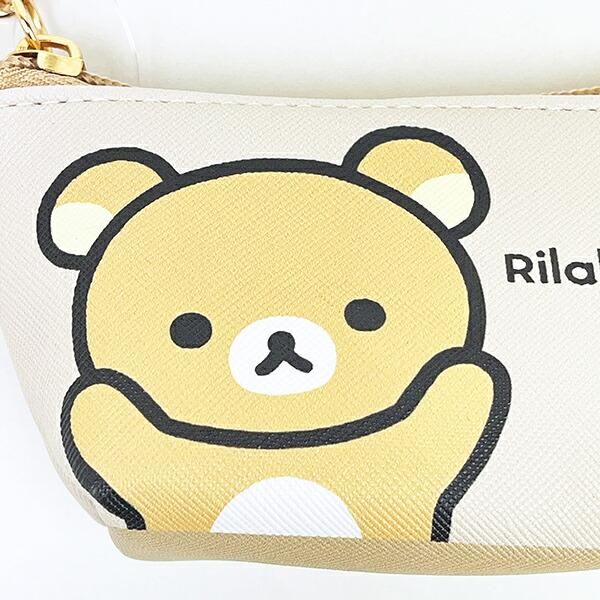 リラックマの三角ミニポーチ