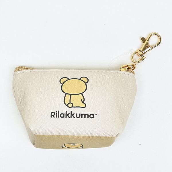 リラックマの三角ミニポーチ