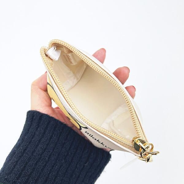 リラックマの三角ミニポーチ