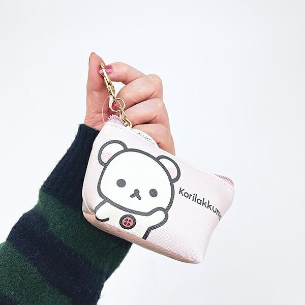 リラックマの三角ミニポーチ