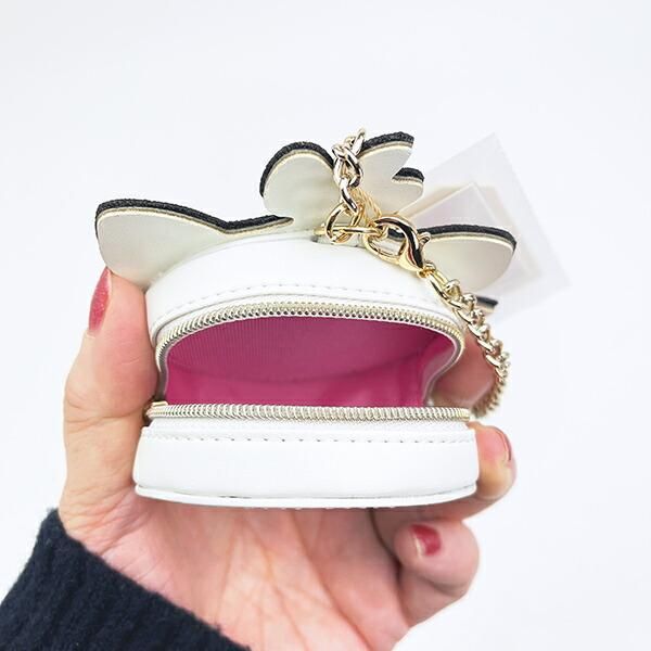 ダイアゴナル　ポーチ付き11号美品 ディズニーのキャラクターダイカットポーチが映える。ACCOMMODEと