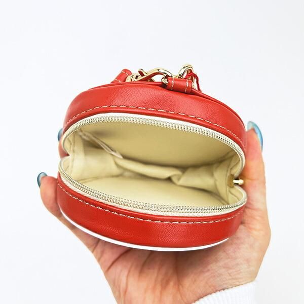 スヌーピーのラウンドマカロンポーチ