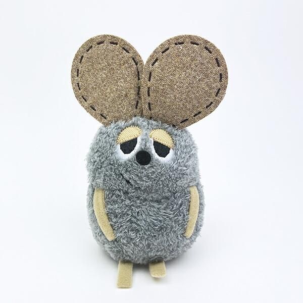 吉徳のぬいぐるみ チンチラ グレー