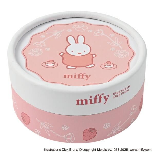 ミッフィー miffy 丸箱入りメモ ストロベリー 文具