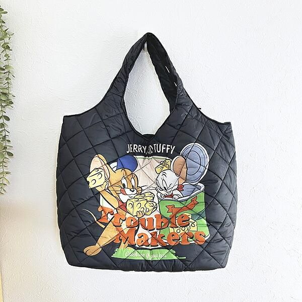 トムとジェリーの中綿トートバッグ