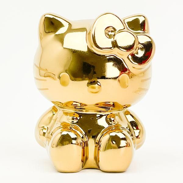 サンリオ ハローキティ 貯金箱 ゴールド sanrio