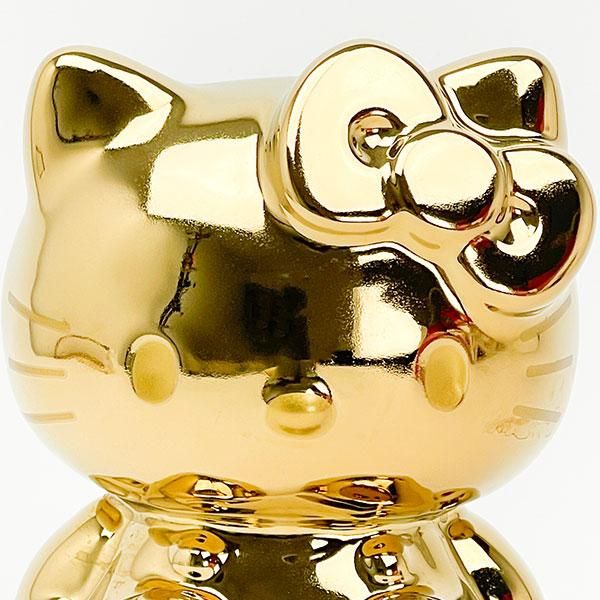 サンリオ ハローキティ 貯金箱 ゴールド sanrio