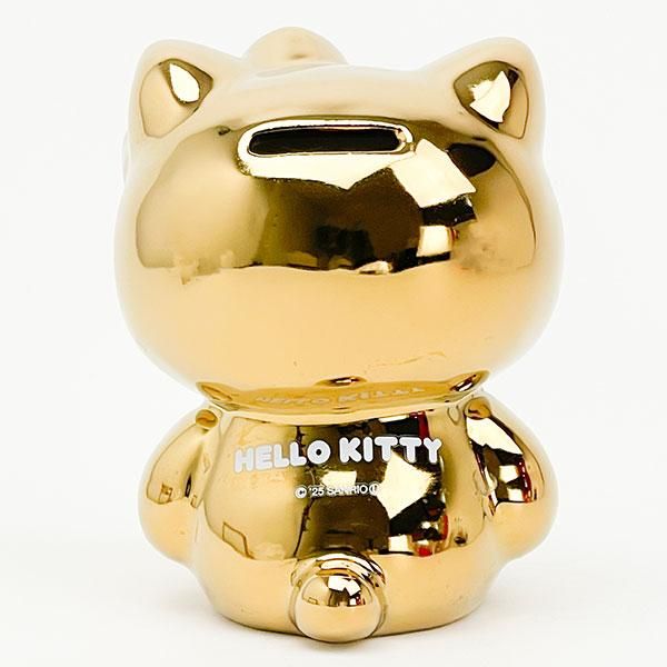 サンリオ ハローキティ 貯金箱 ゴールド sanrio
