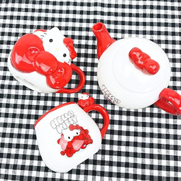 サンリオ ハローキティ ティーポット エッジー 食器 sanrio