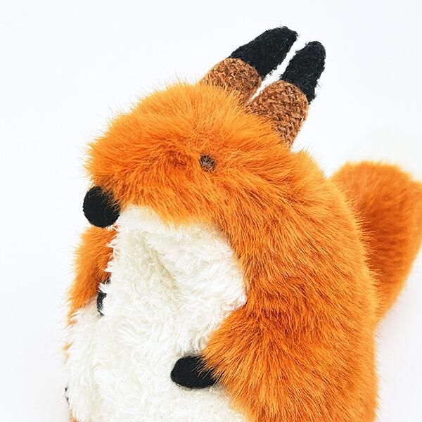 tetora きつね ぬいぐるみ(S) オレンジ
