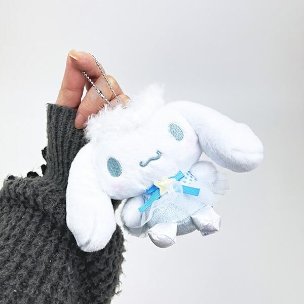 シナモロール モカ エンジェル マスコットぬいぐるみ 【激レア】 シナモロール シナモエンジェルス モカ ぬいぐるみ セキグチ製 激レア